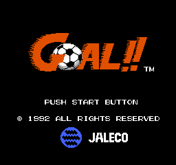 Goal!! (Japan) Title Screen
